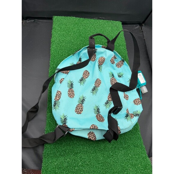 Jansport Half Pint Mini Backpack Blue Pineapple Print - Picture 5 of 9